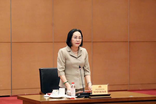 PHÁT BIỂU CỦA PHÓ CHỦ TỊCH QUỐC HỘI NGUYỄN THỊ THANH TIẾP ĐOÀN BAN LIÊN LẠC CỰU CÁN BỘ ĐOÀN PHÍA NAM.