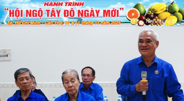 HỘI NGỘ TÂY ĐÔ:  CỦNG CỐ TỔ CHỨC -THẮP SÁNG LỬA TRUYỀN THỐNG CỰU CÁN BỘ ĐOÀN KHU VỰC TÂY NAM BỘ